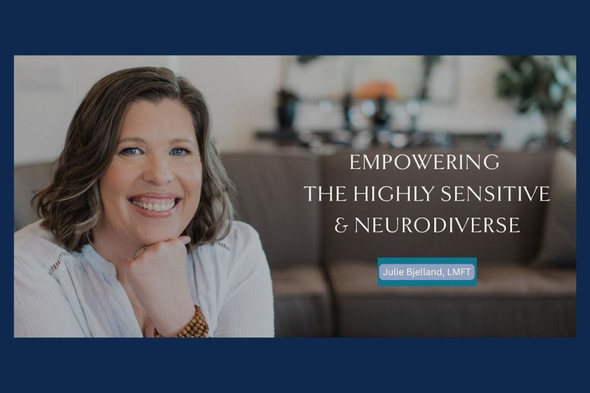 Empty Nest, Menopause, Autism - Challenges and growth, with psychotherapist Julie Bjelland