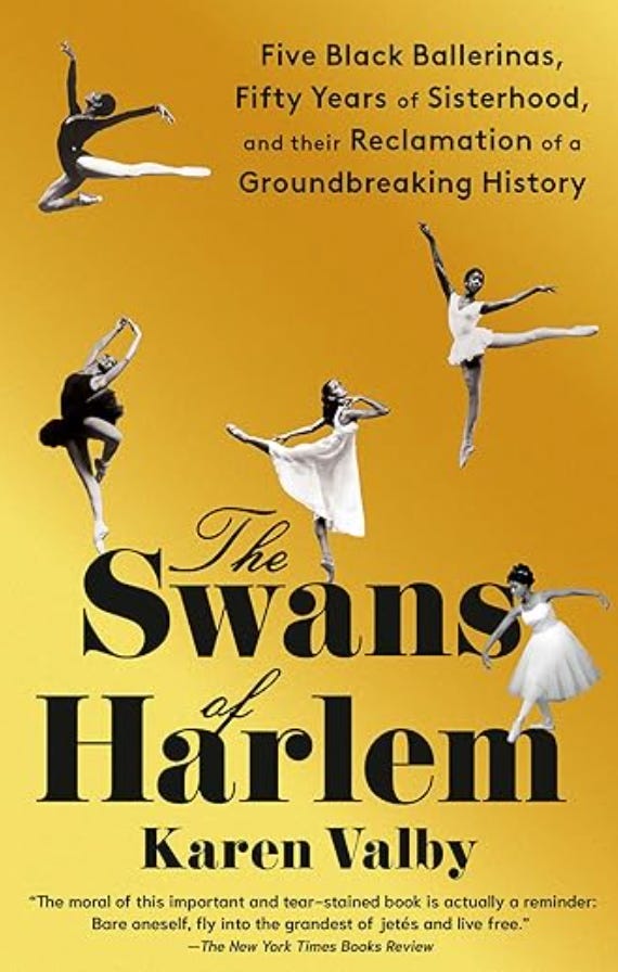 Swans of Harlem & other book recs