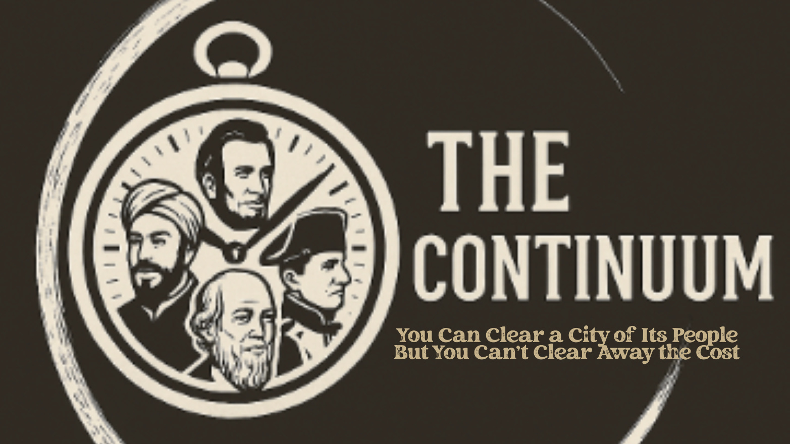 You can clear a city of its people. But you can’t clear away the cost episode artwork