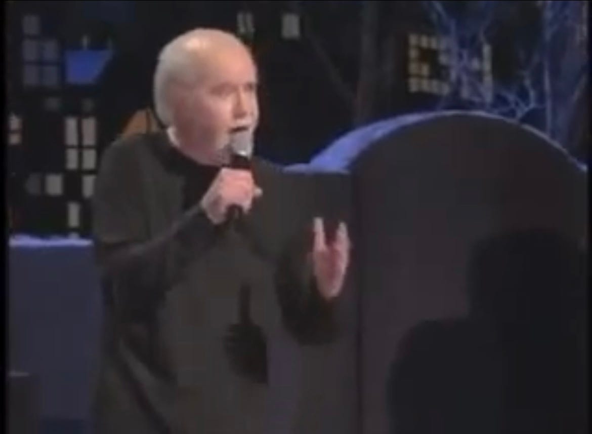 UNFORGOTTEN — GEORGE CARLIN: A PROPHET IN A COMEDIAN’S CLOTHES episode artwork