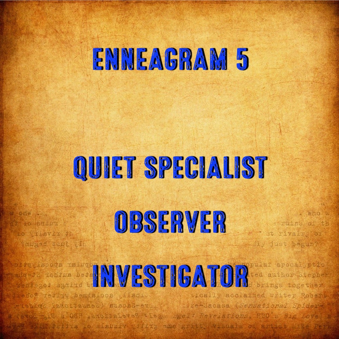 ENNEAGRAM 5 episode artwork