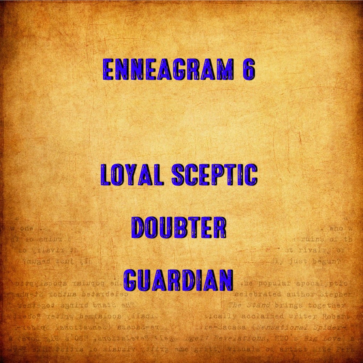 ENNEAGRAM 6 episode artwork