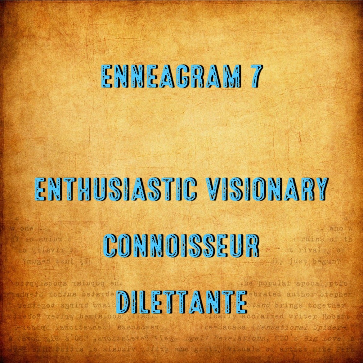 ENNEAGRAM 7 episode artwork