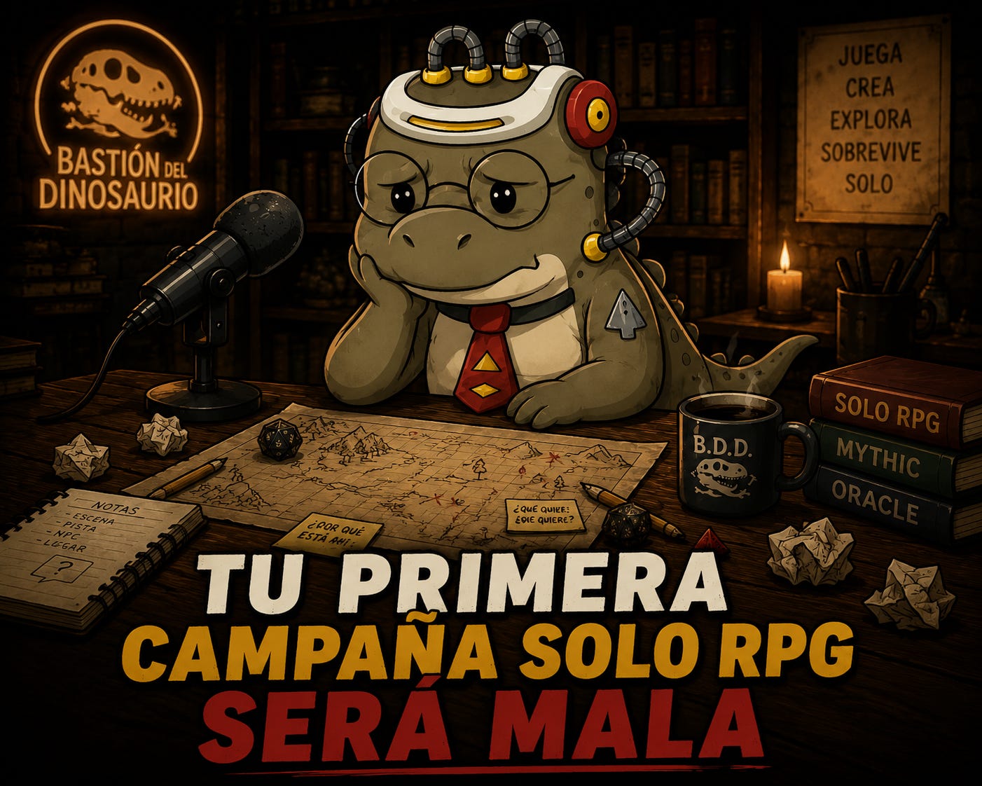 Tu primera partida y campaña de rol será mala episode artwork