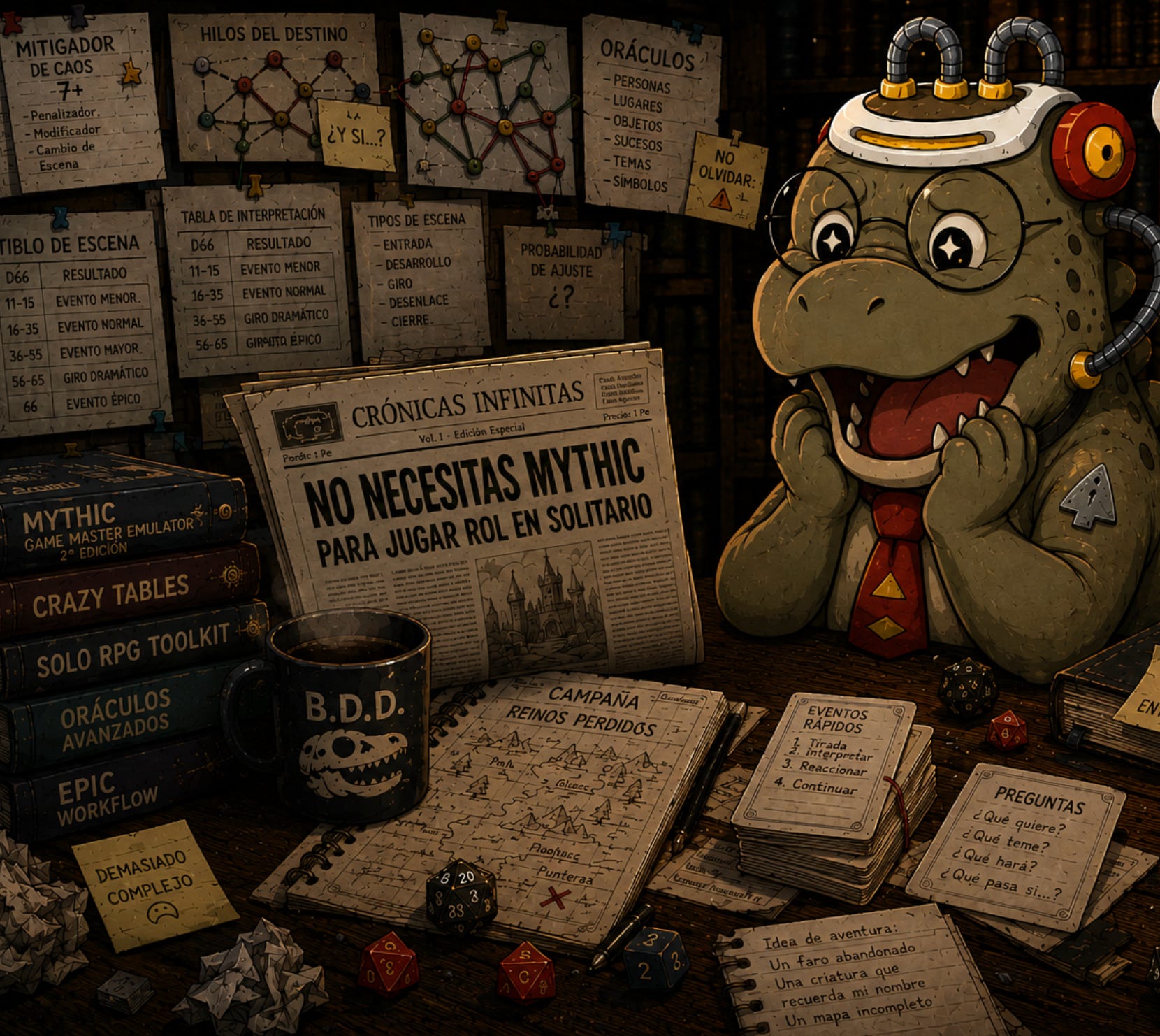 No necesitas Mythic para jugar rol en solitario episode artwork