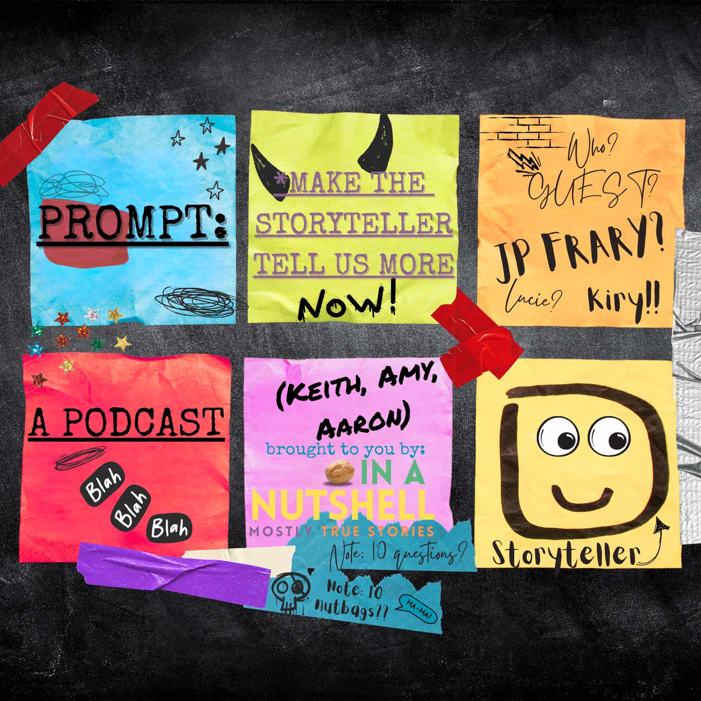 PROMPT: a podcast for people who love stories
