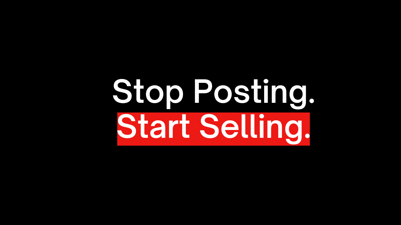 How to Turn Social Media Into a Sales Machine (Not a Popularity Contest) episode artwork