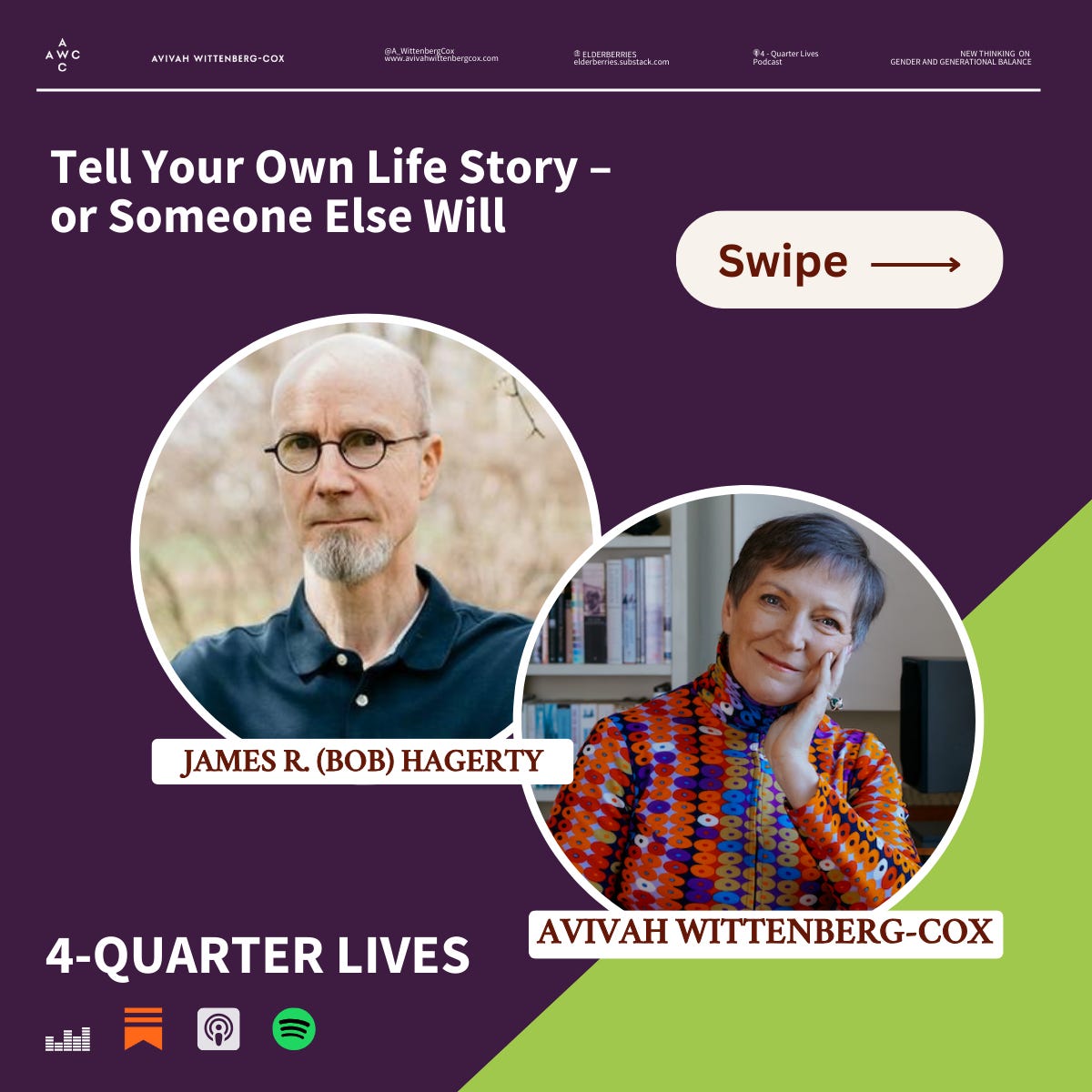 James R. (Bob) Hagerty: Tell Your Own Life Story – or Someone Else Will