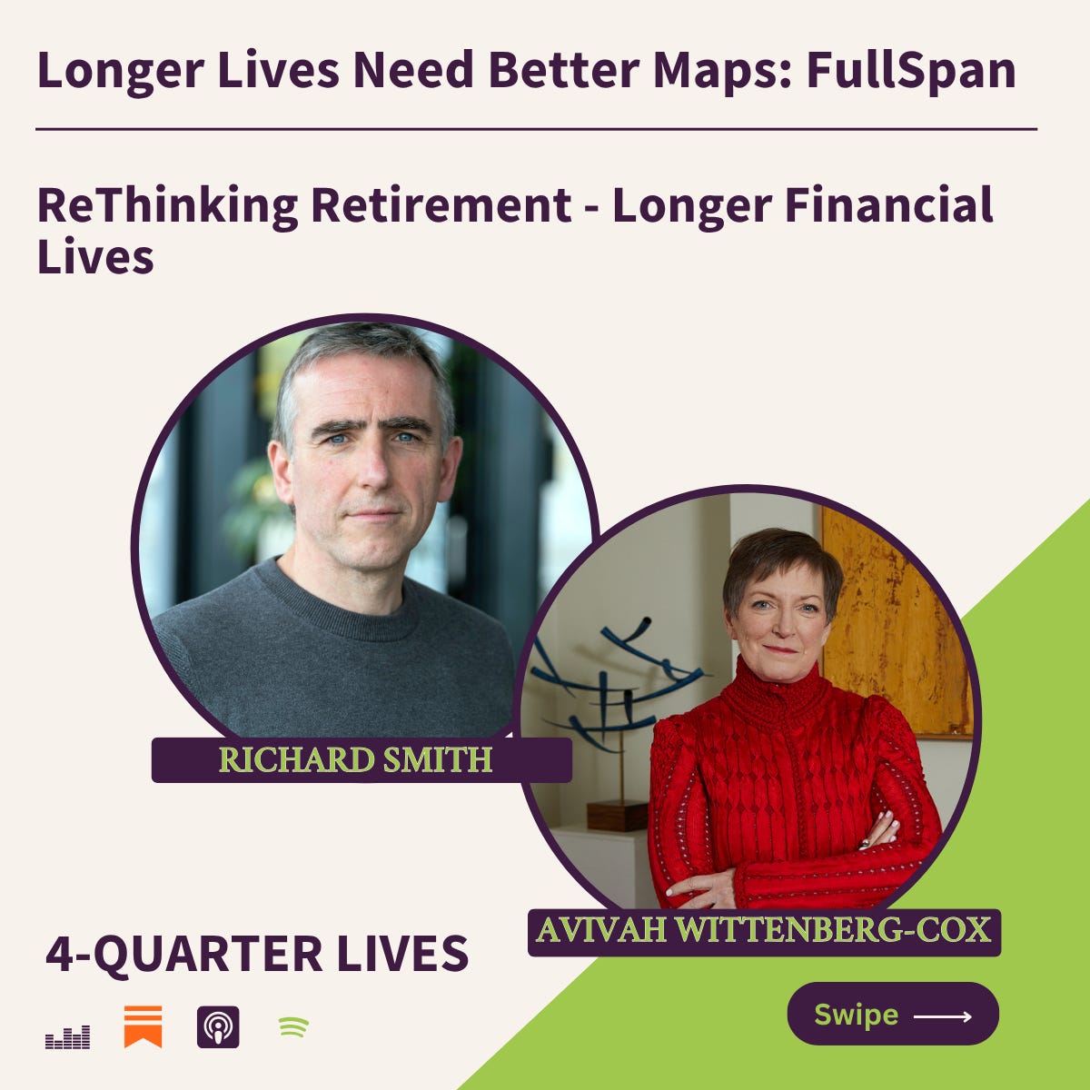 Richard Smith - ReThinking Retirement - Longer Financial Lives episode artwork
