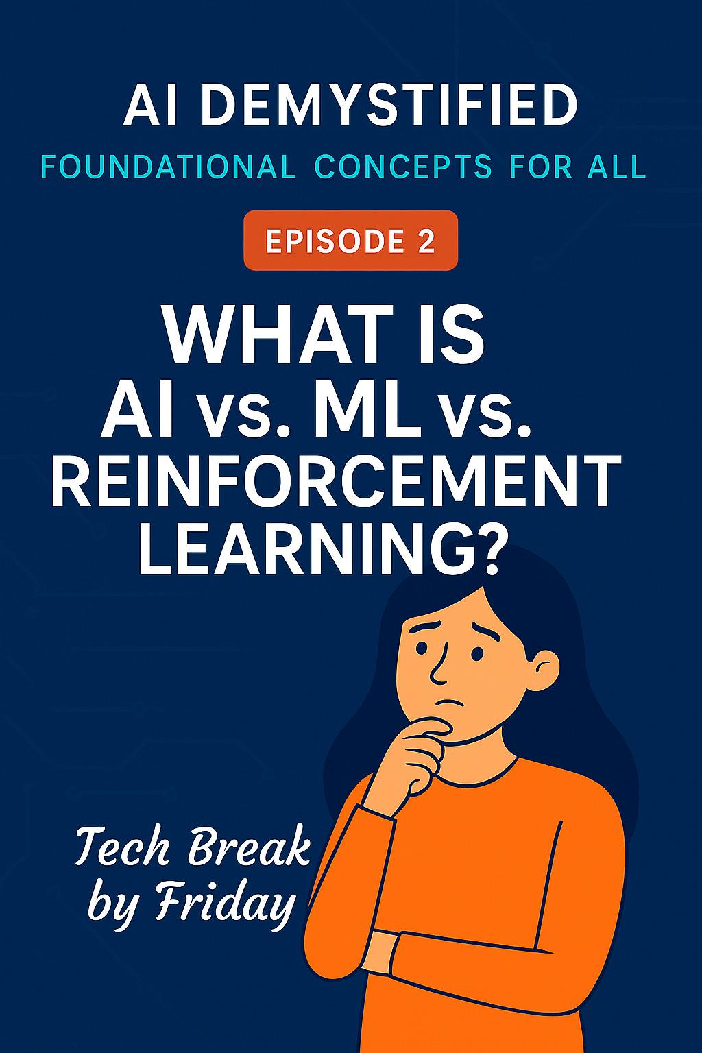 Episode 15: AI Demystified #2 - What is AI vs. ML vs. Reinforcement Learning? episode artwork