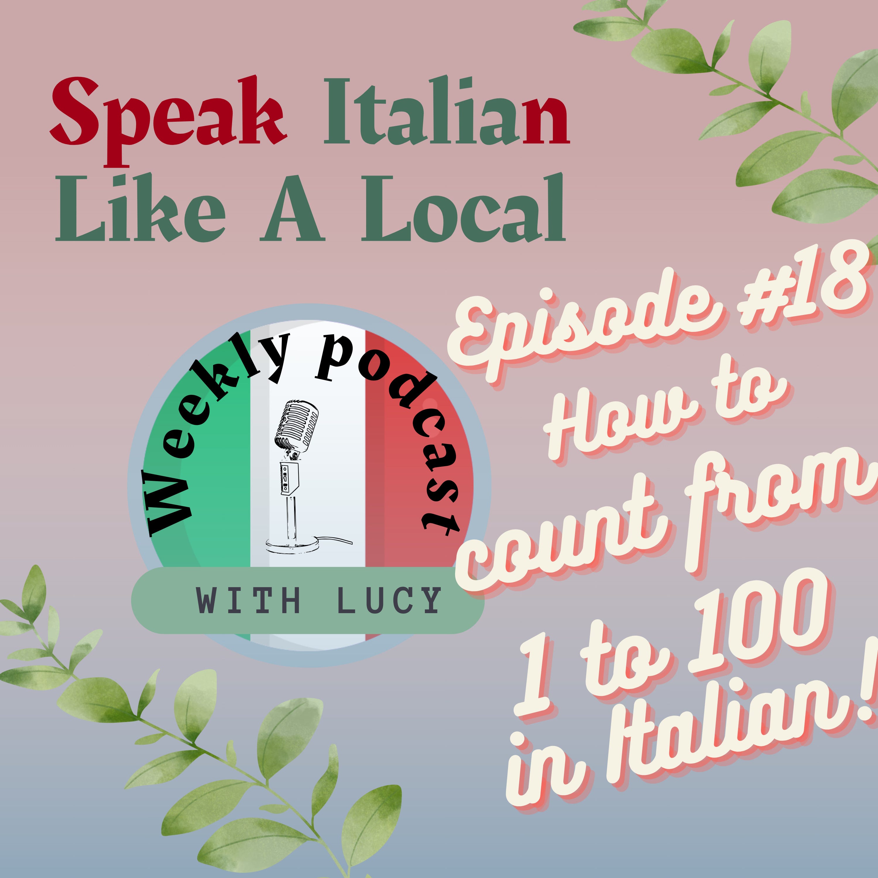How to count from 1 to 100 in Italian