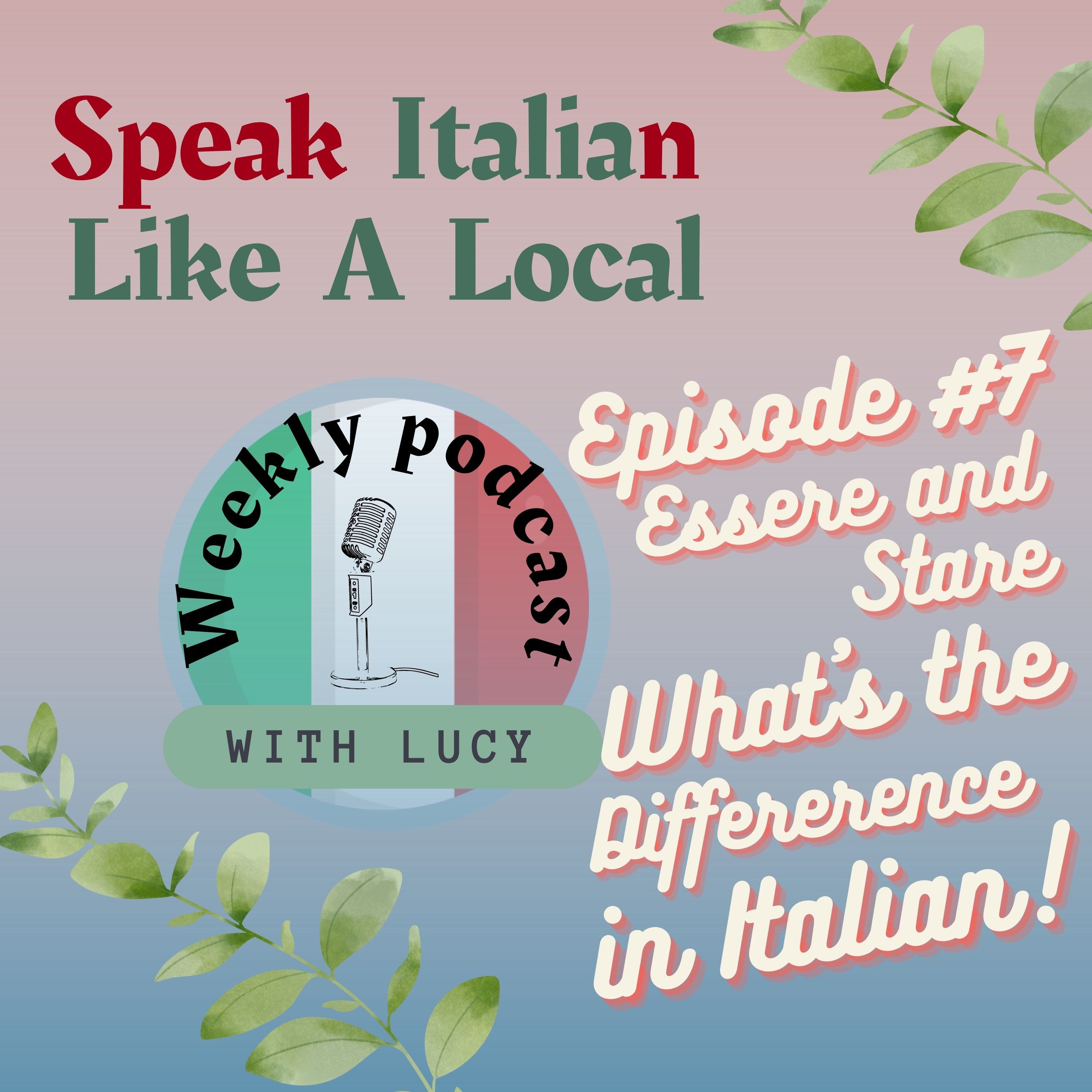 What's the difference between essere and stare in Italian?