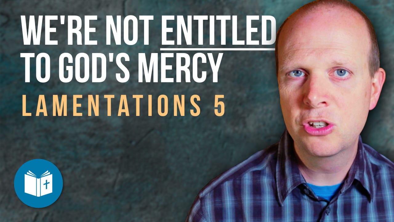 We're not entitled to God's mercy episode artwork