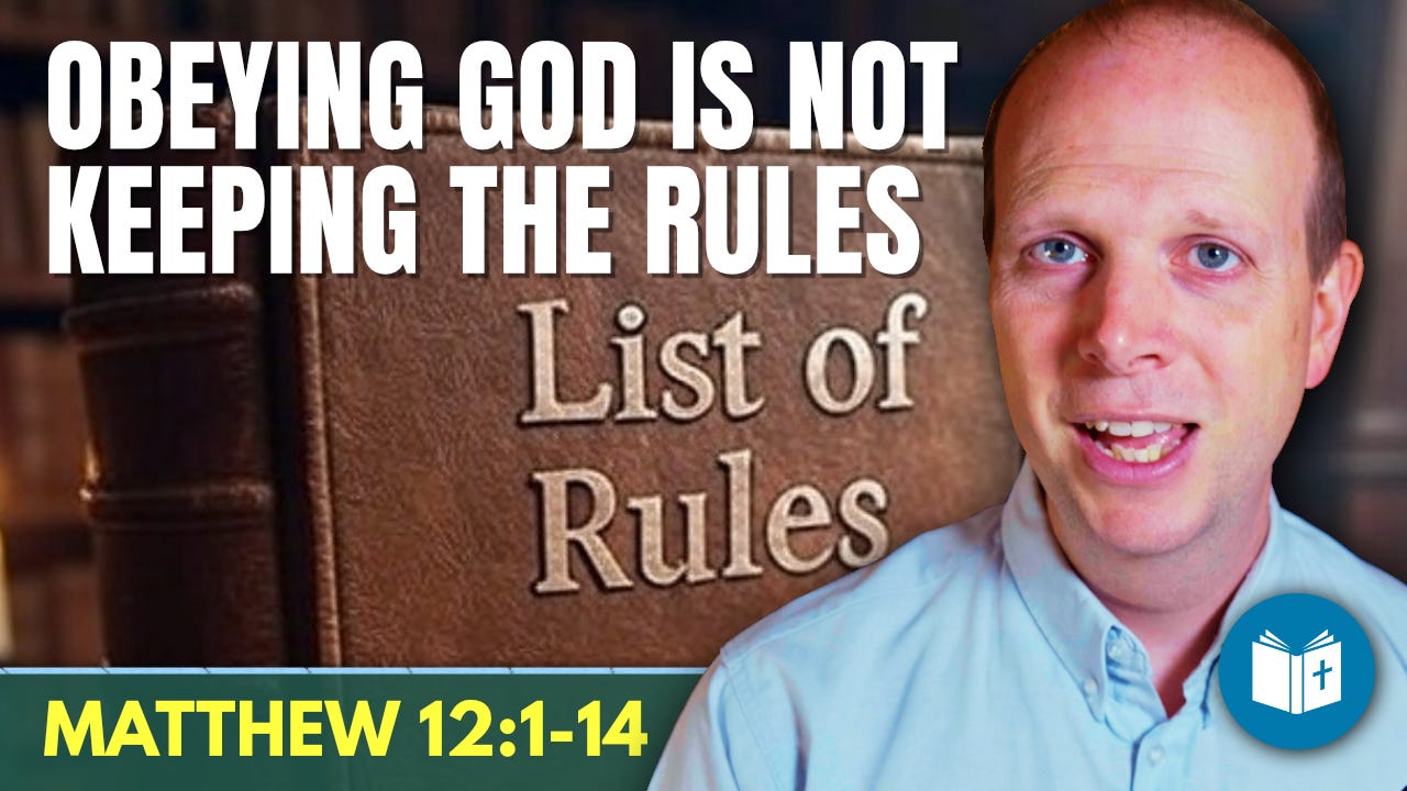 Obeying God is not keeping the rules episode artwork