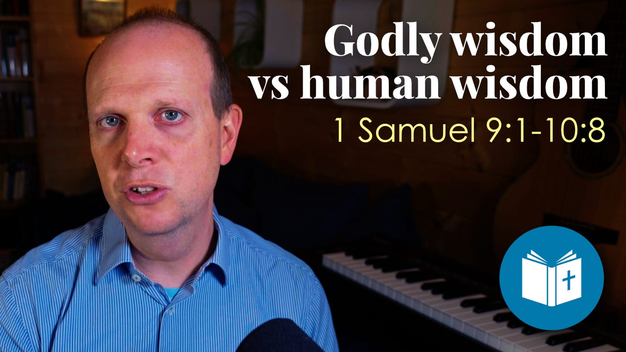 Godly wisdom vs human wisdom
