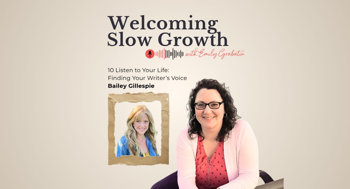 10 Listen to Your Life: Finding Your Writer's Voice episode artwork