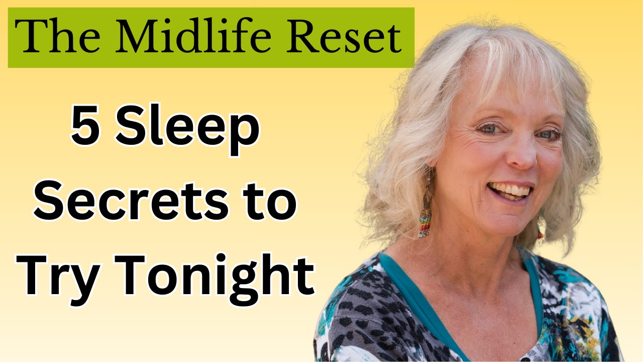 5 Nighttime Sleep Secrets for Midlife Women
