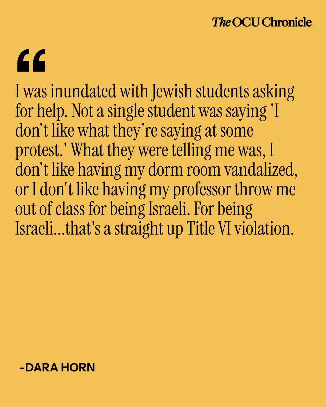 The OCU Chronicle Podcast