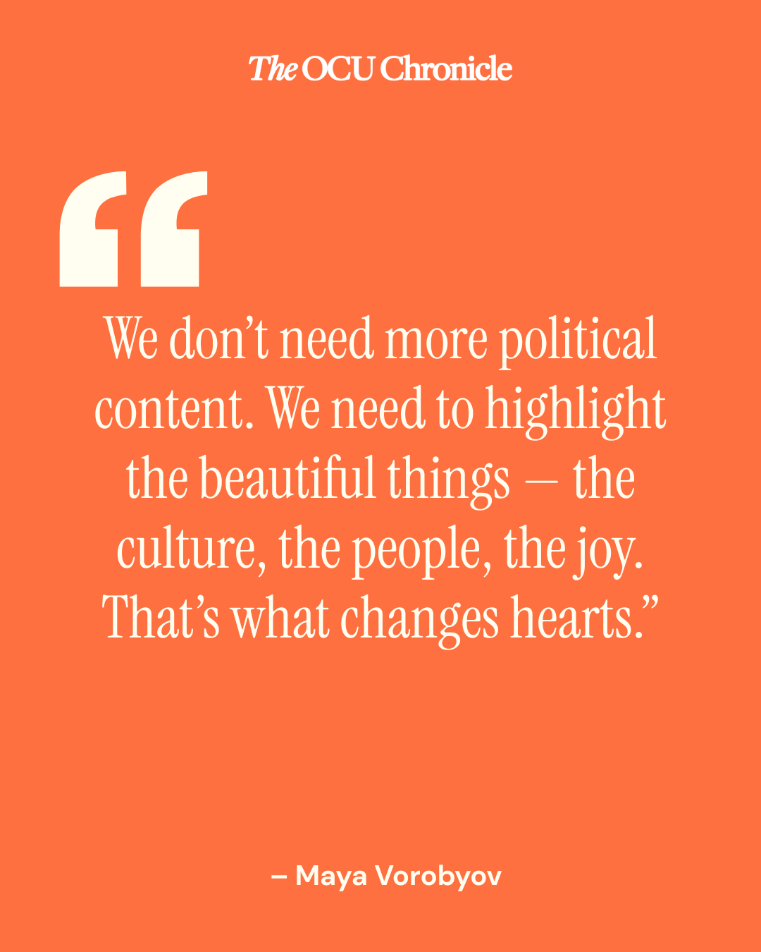 The OCU Chronicle Podcast