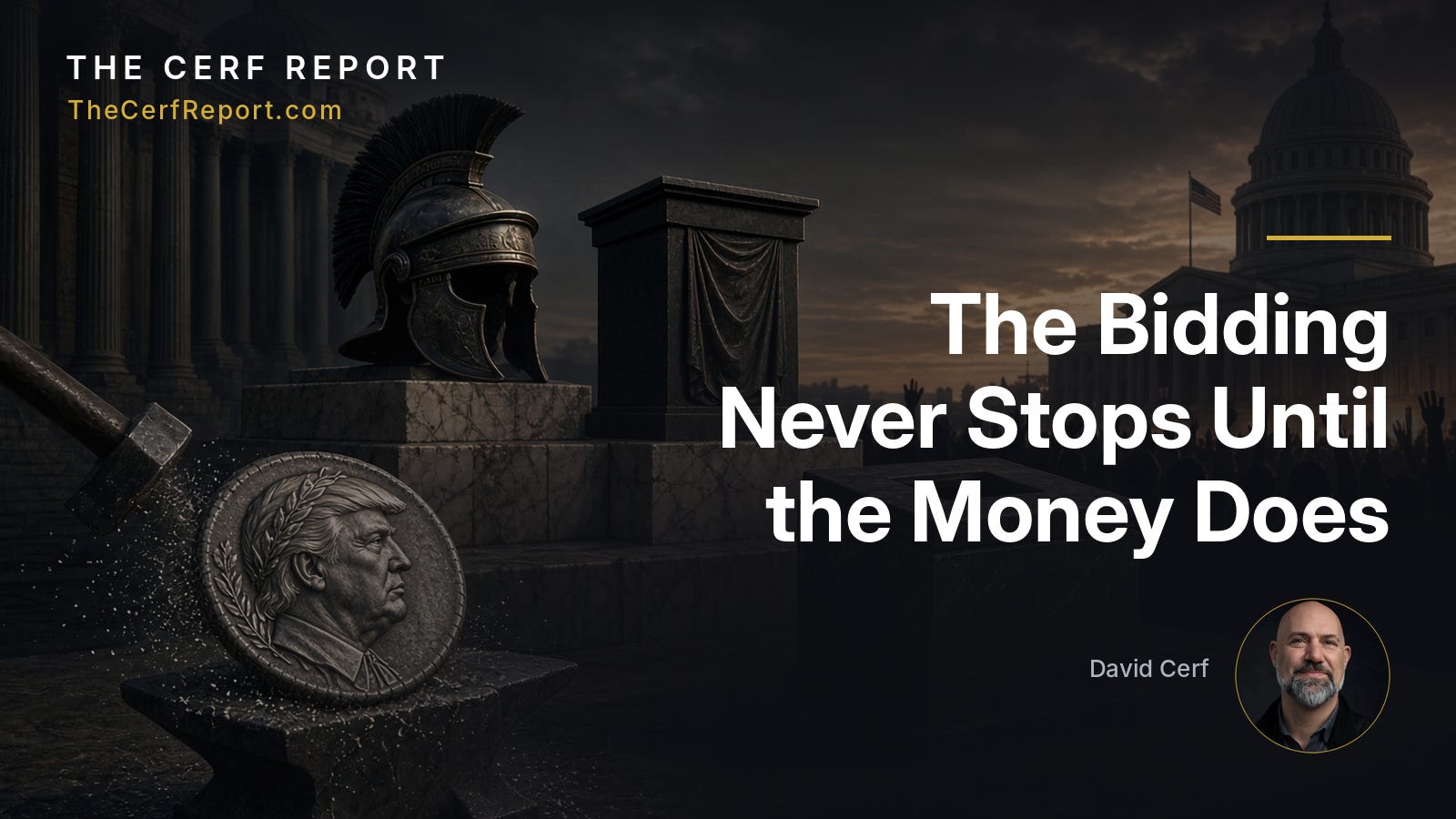 The bidding never stops until the money does The bidding never stops until the money does
