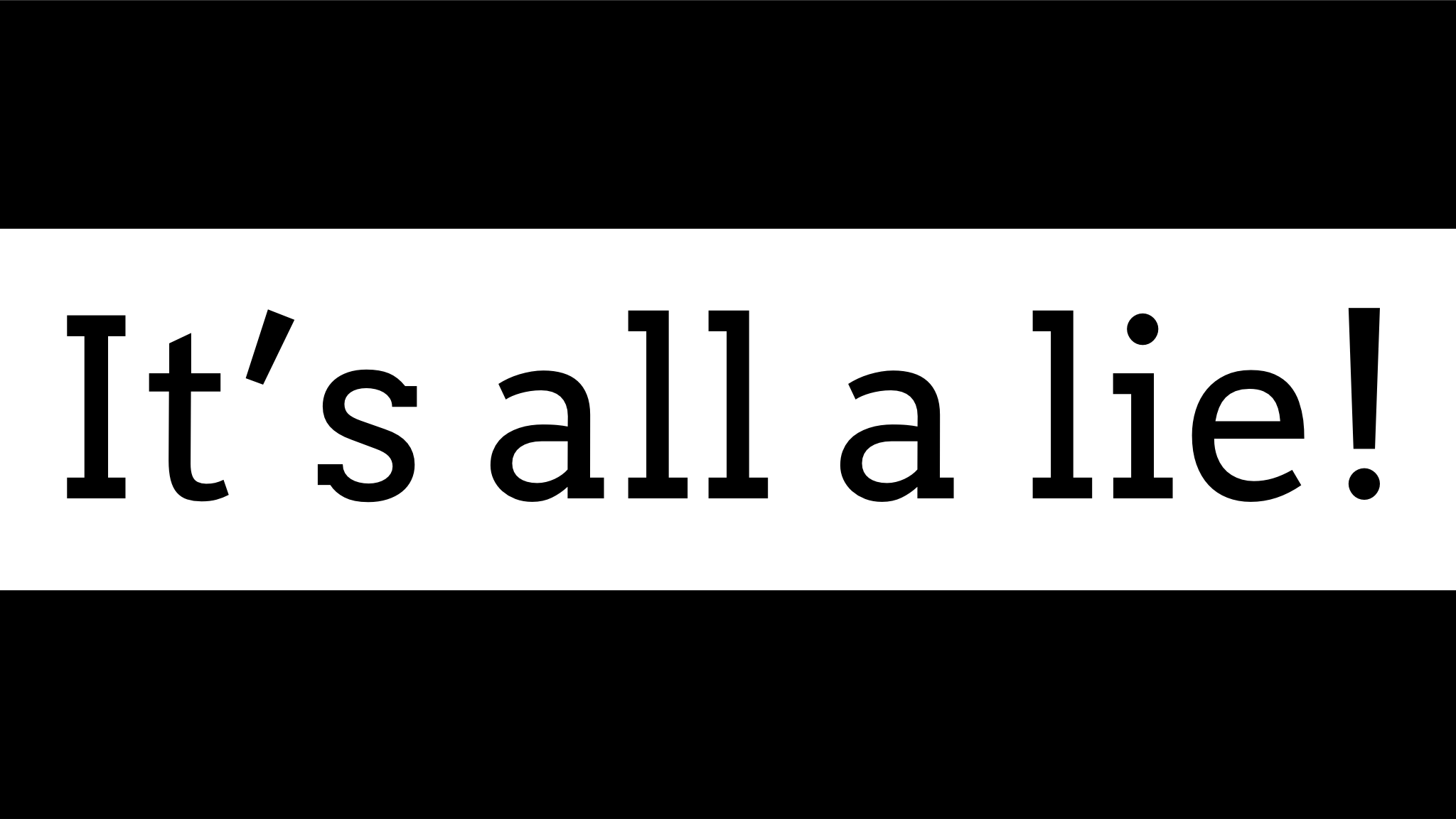 It’s all a lie episode artwork