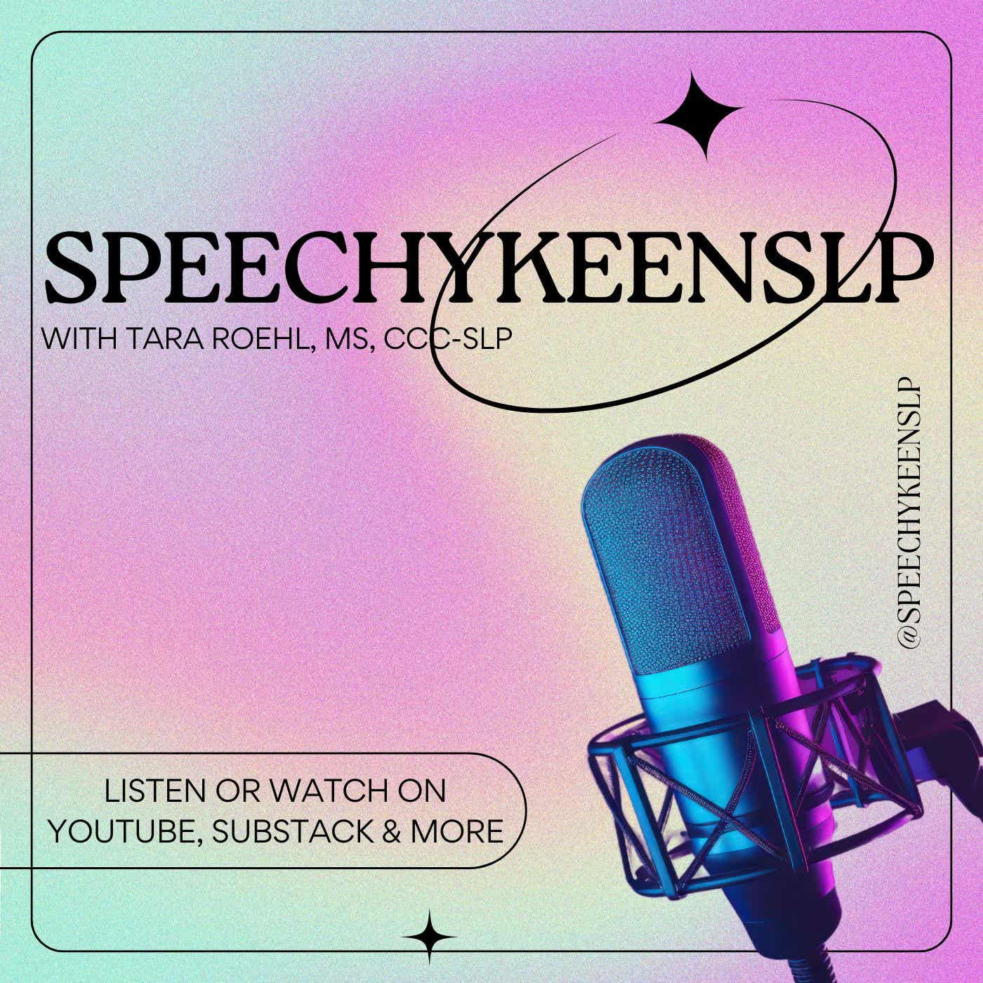 SpeechyKeenSLP podcast artwork
