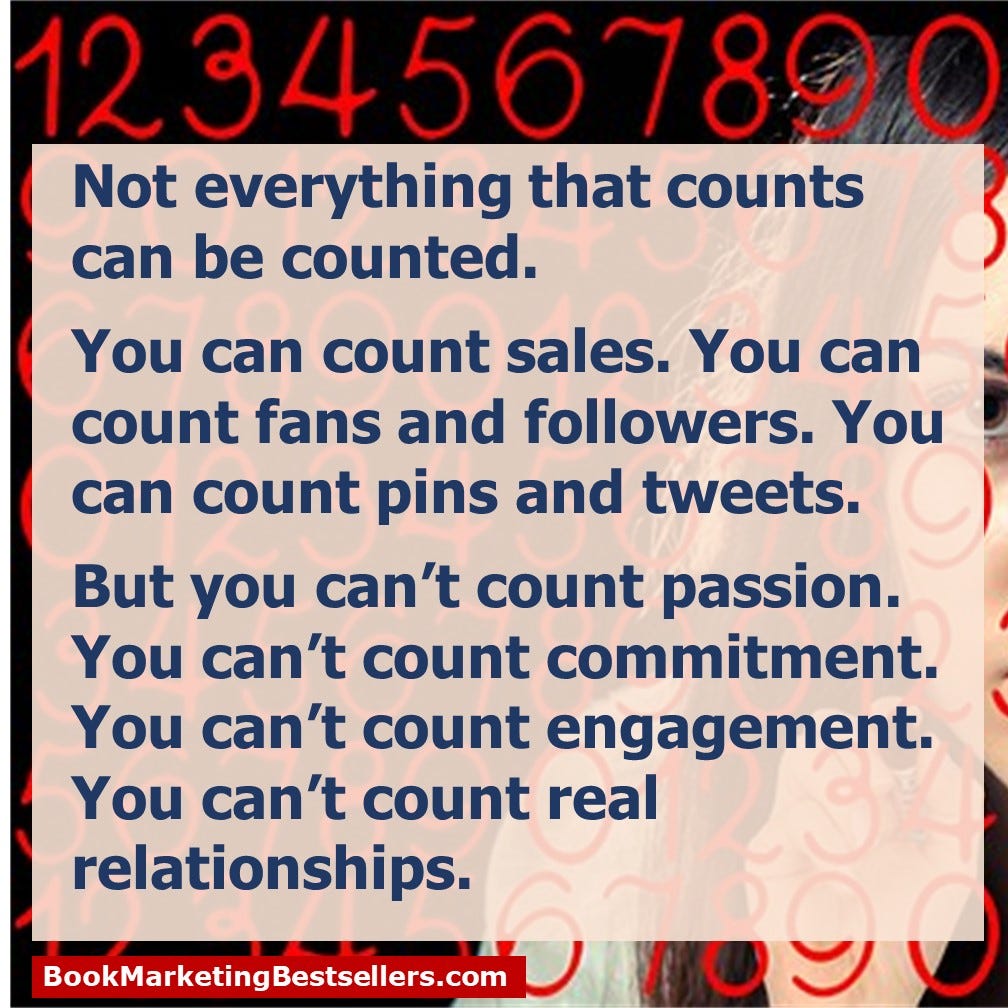 Book Marketing Secret: Not Everything That Counts Can Be Counted episode artwork