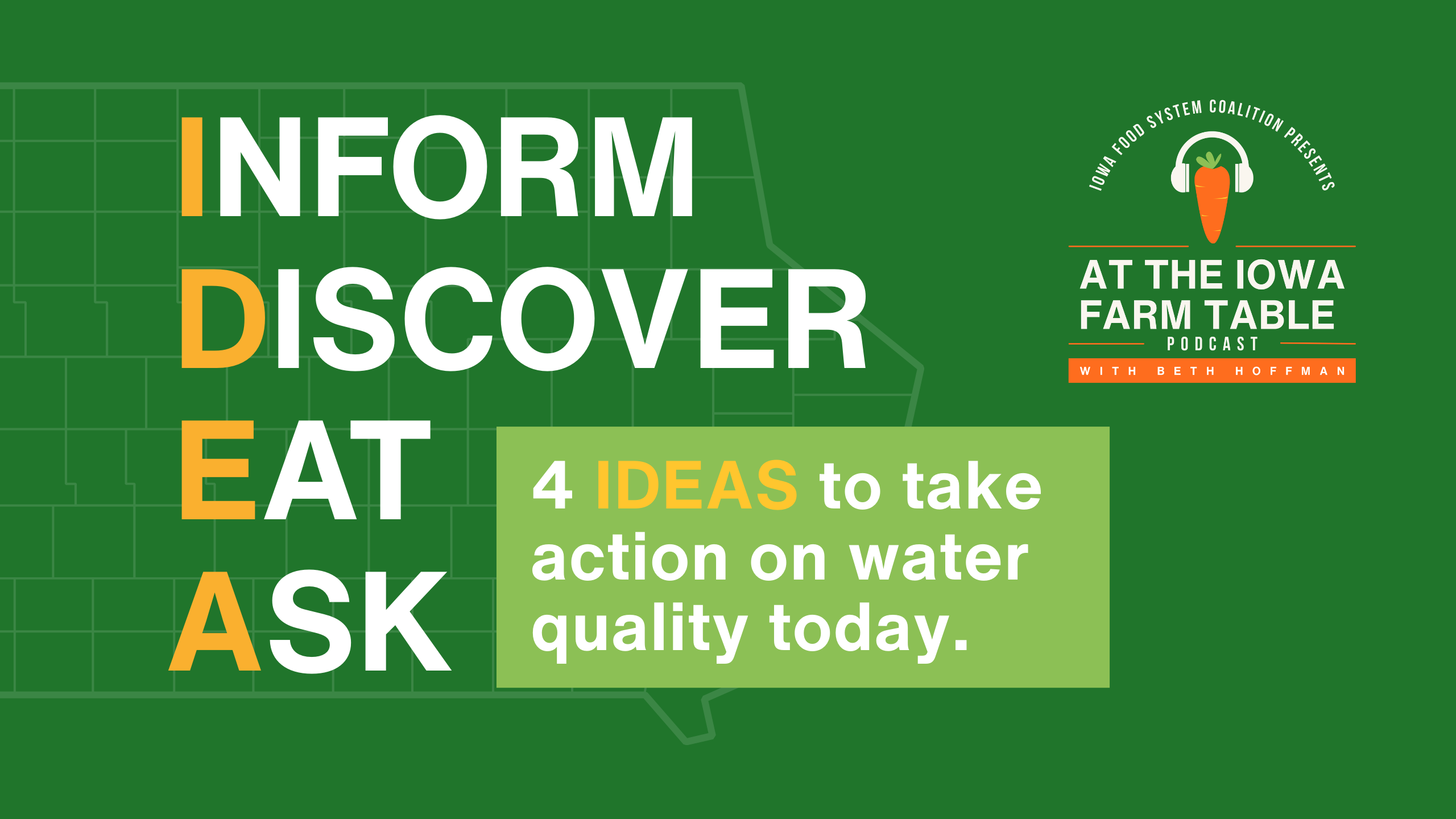 4 IDEAs to Help Our Nitrate Problem