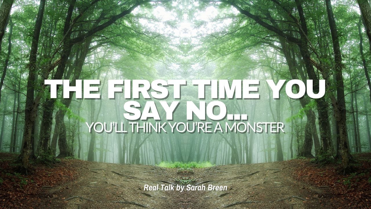 The First Time You Say No, You’ll Think You’re a Monster episode artwork