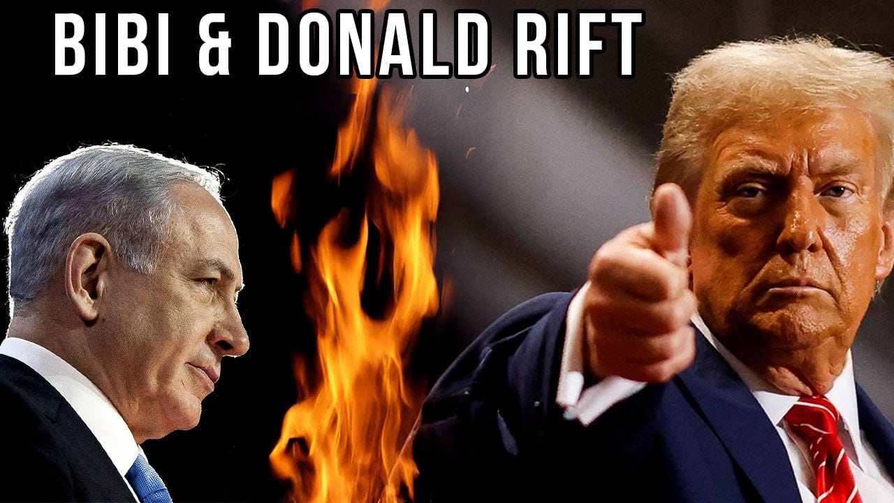 Trump rift with Netanyahu?