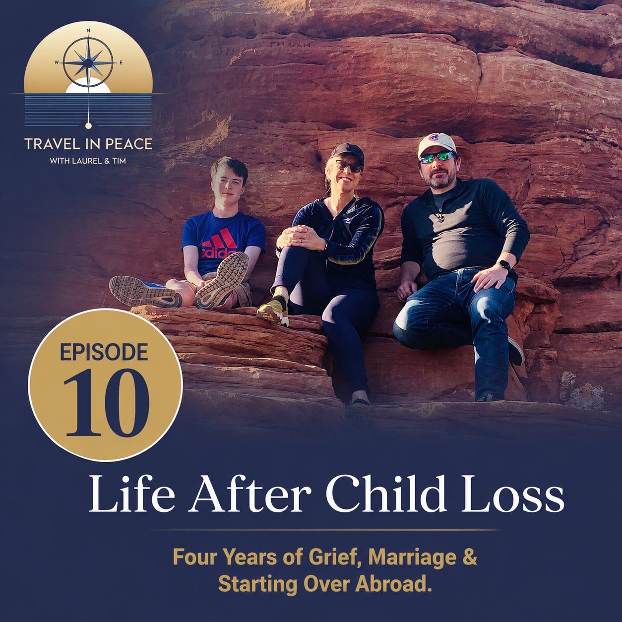 Travel In Peace: Episode 10 - Life After Child Loss | Four Years of Grief, Marriage & Starting Over Abroad episode artwork