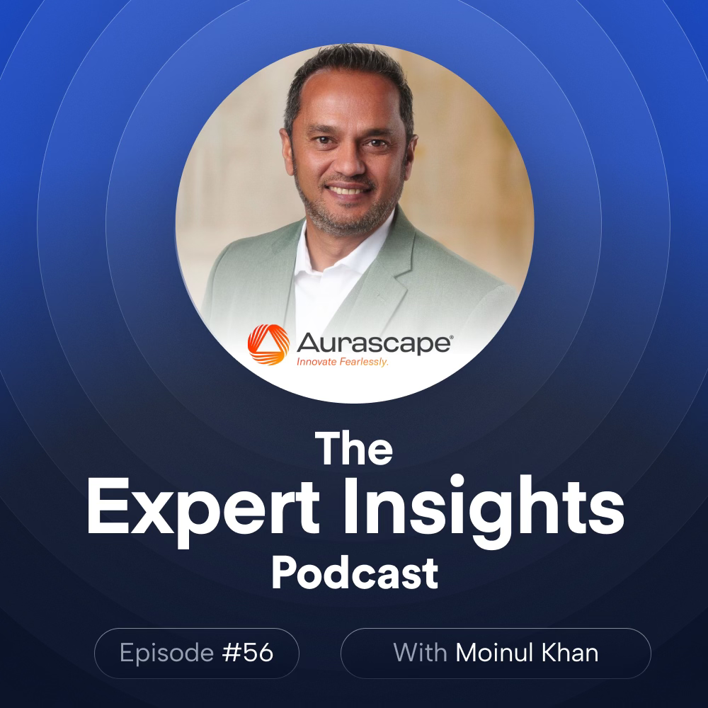 #54 - Empowering Productivity By Securing GenAI (Moinul Khan, Aurascape) episode artwork