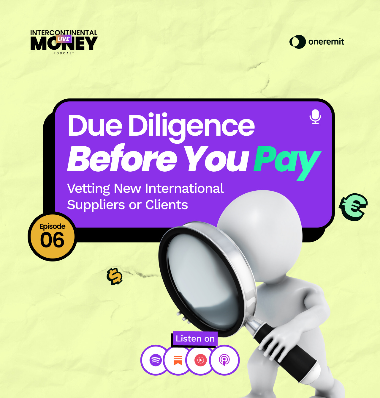 Episode 6- Due Diligence Before You Pay – Vetting New International Suppliers or Clients episode artwork