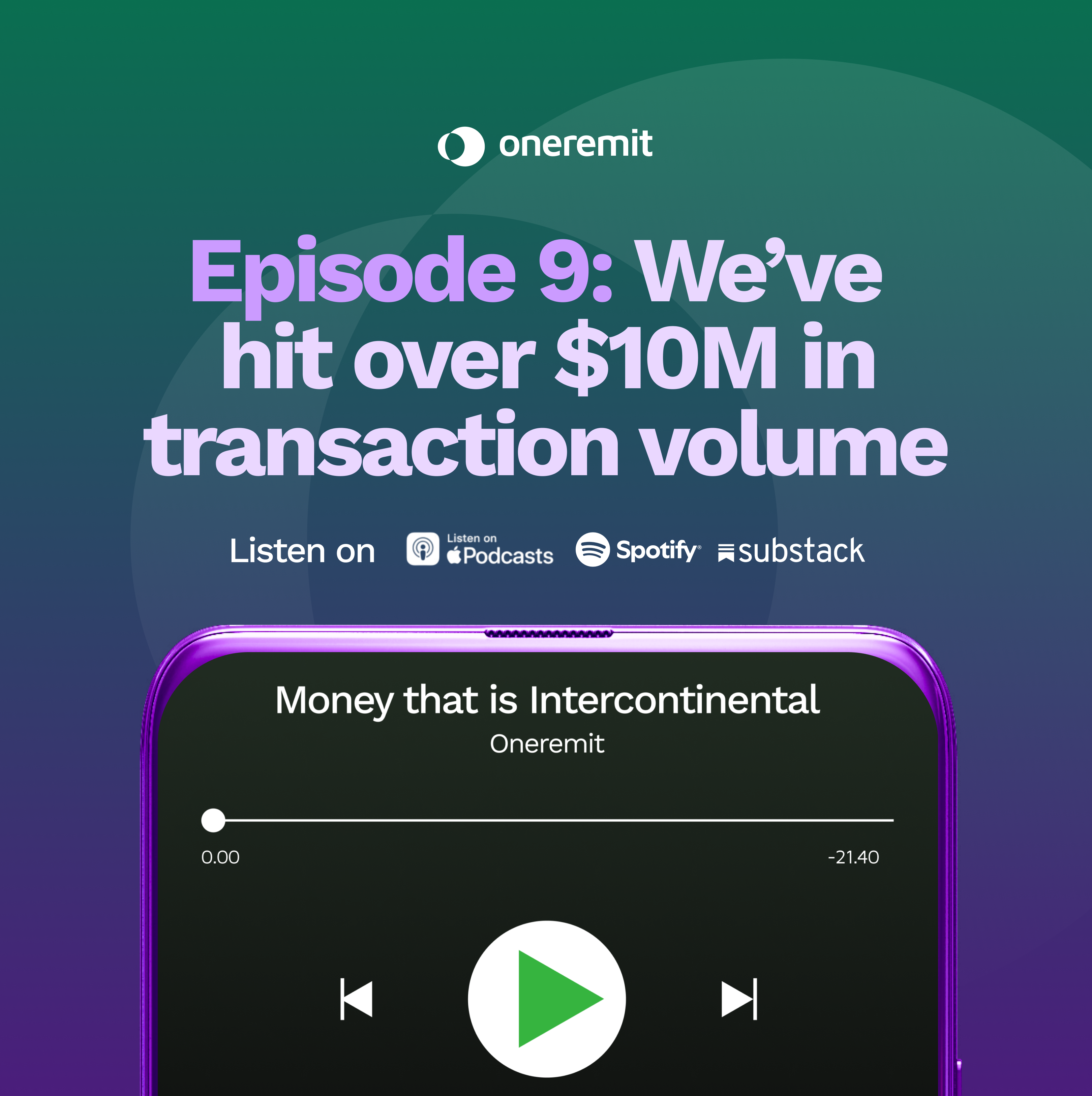 Episode 9 - We've Hit Over $10M in Transaction Volume! episode artwork