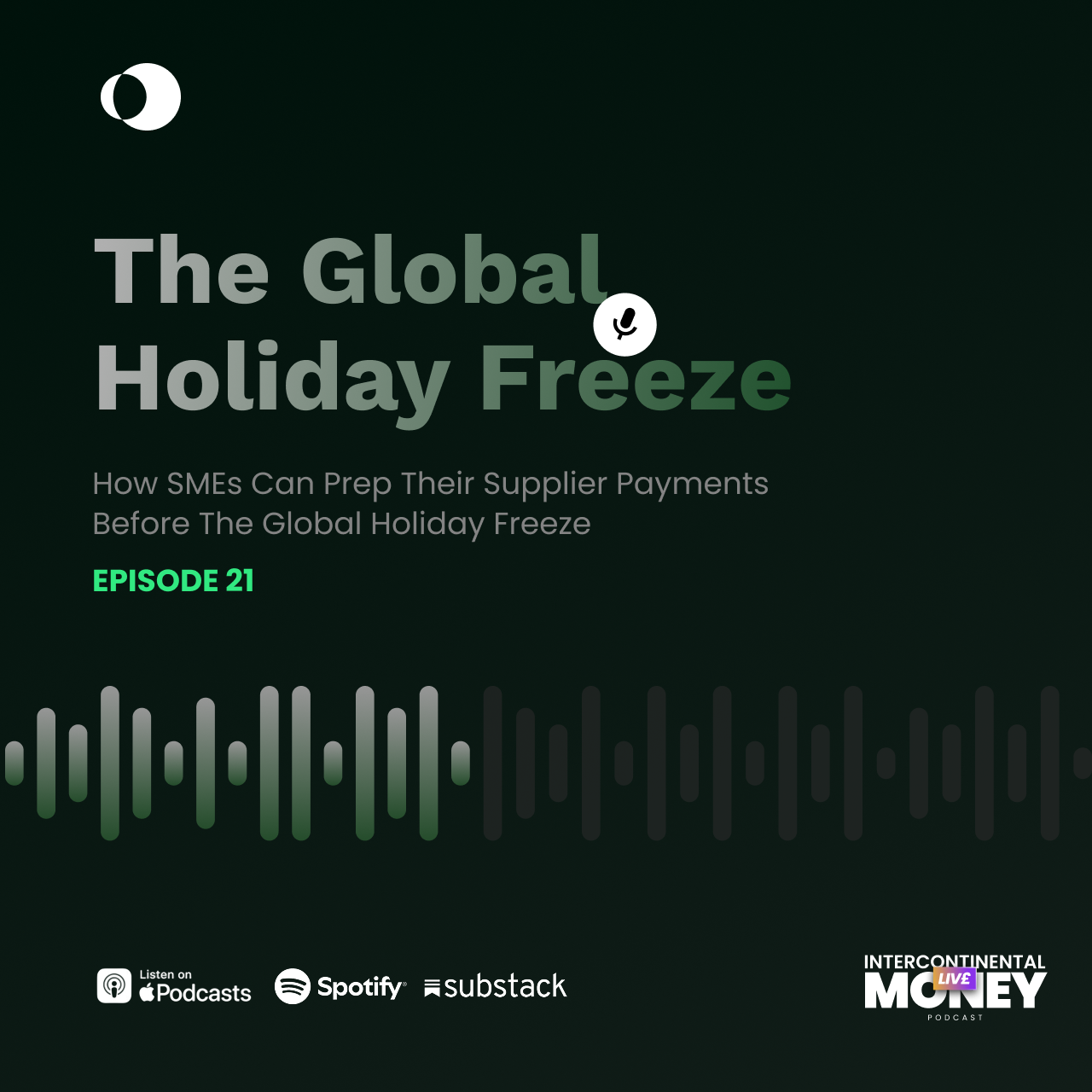 Episode 21- How SMEs Can Prep Their Supplier Payments Before the Global Holiday Freeze episode artwork