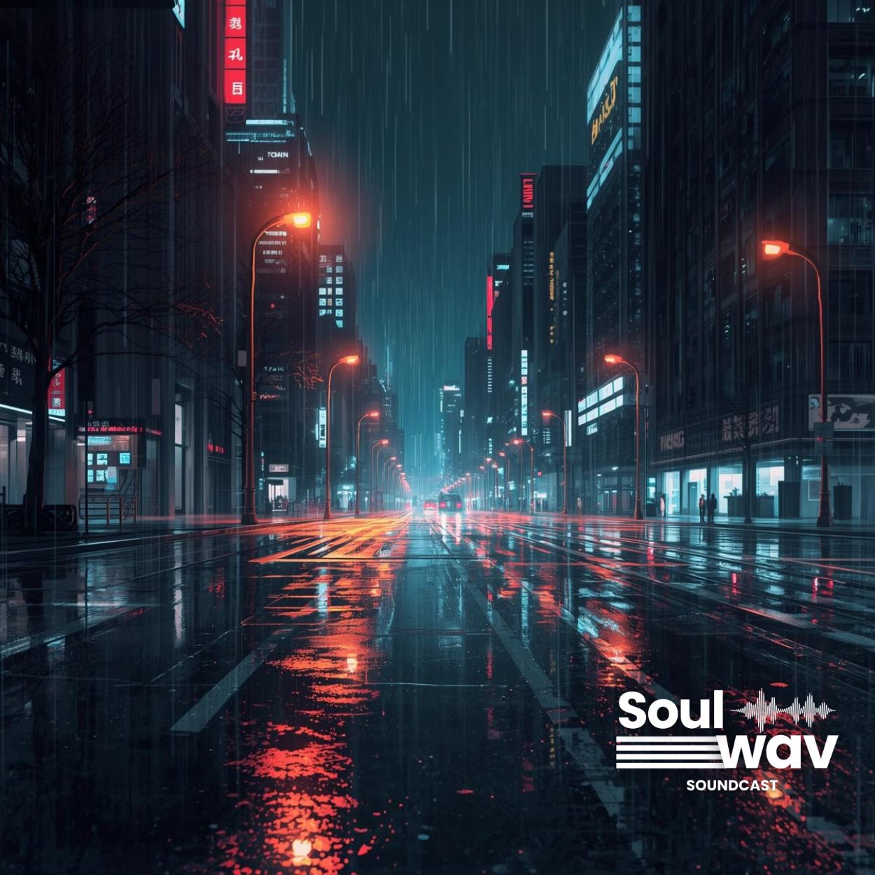 🌧️🏙️ Lo-Fi Winter Rain in the City + Soft Drone Ambience