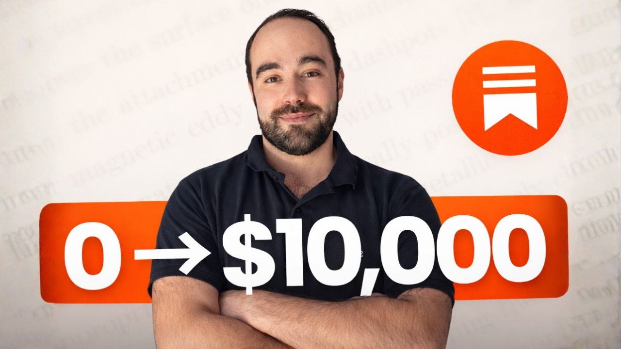 From Science Lover to $10,000 Substack Bestseller Sharing What He Loves episode artwork