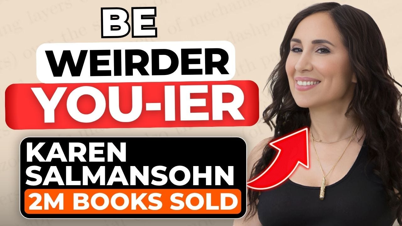 AI Can't Write Like Me — And I'm Glad | Bestselling Author Karen Salmansohn on Finding Your YOU-iest Voice episode artwork