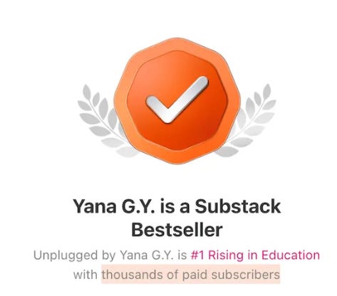 From Zero to 1,000 Paid Subscribers | w/ Orange Badge Bestseller Yana  episode artwork