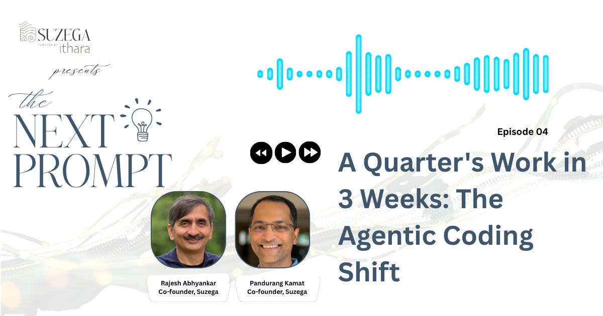 A Quarter's Work in 3 Weeks: The Agentic Coding Shift episode artwork