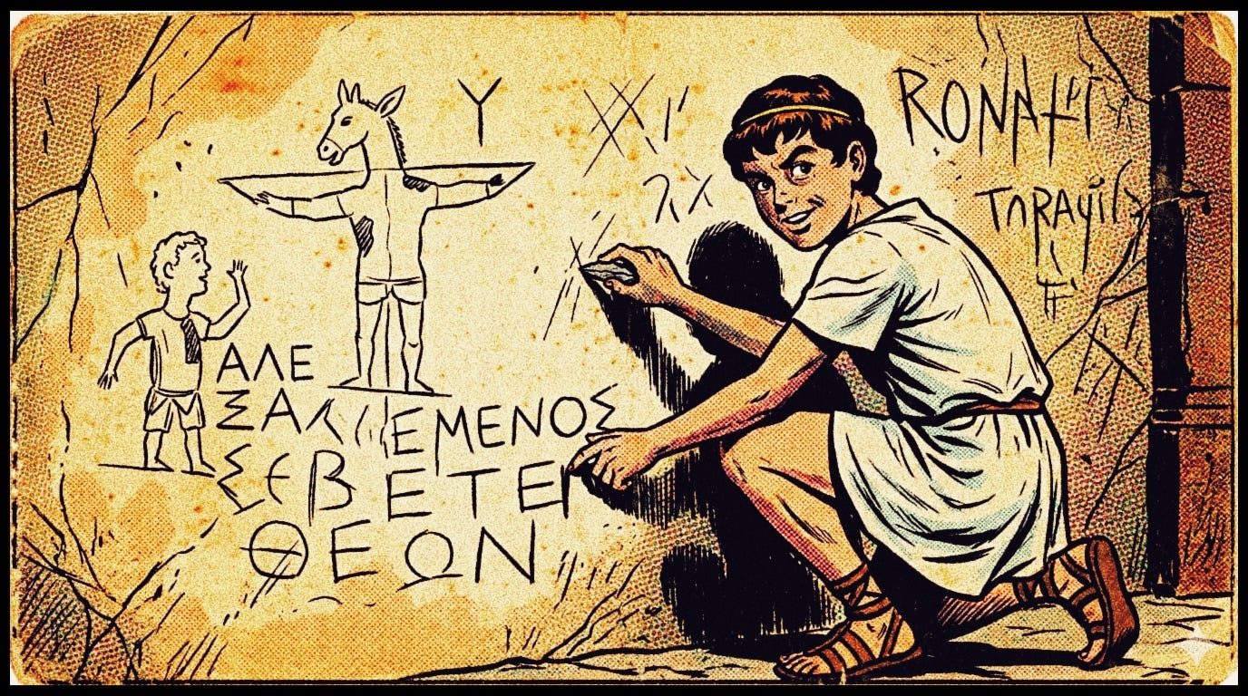 Alexamenos Worships His God episode artwork