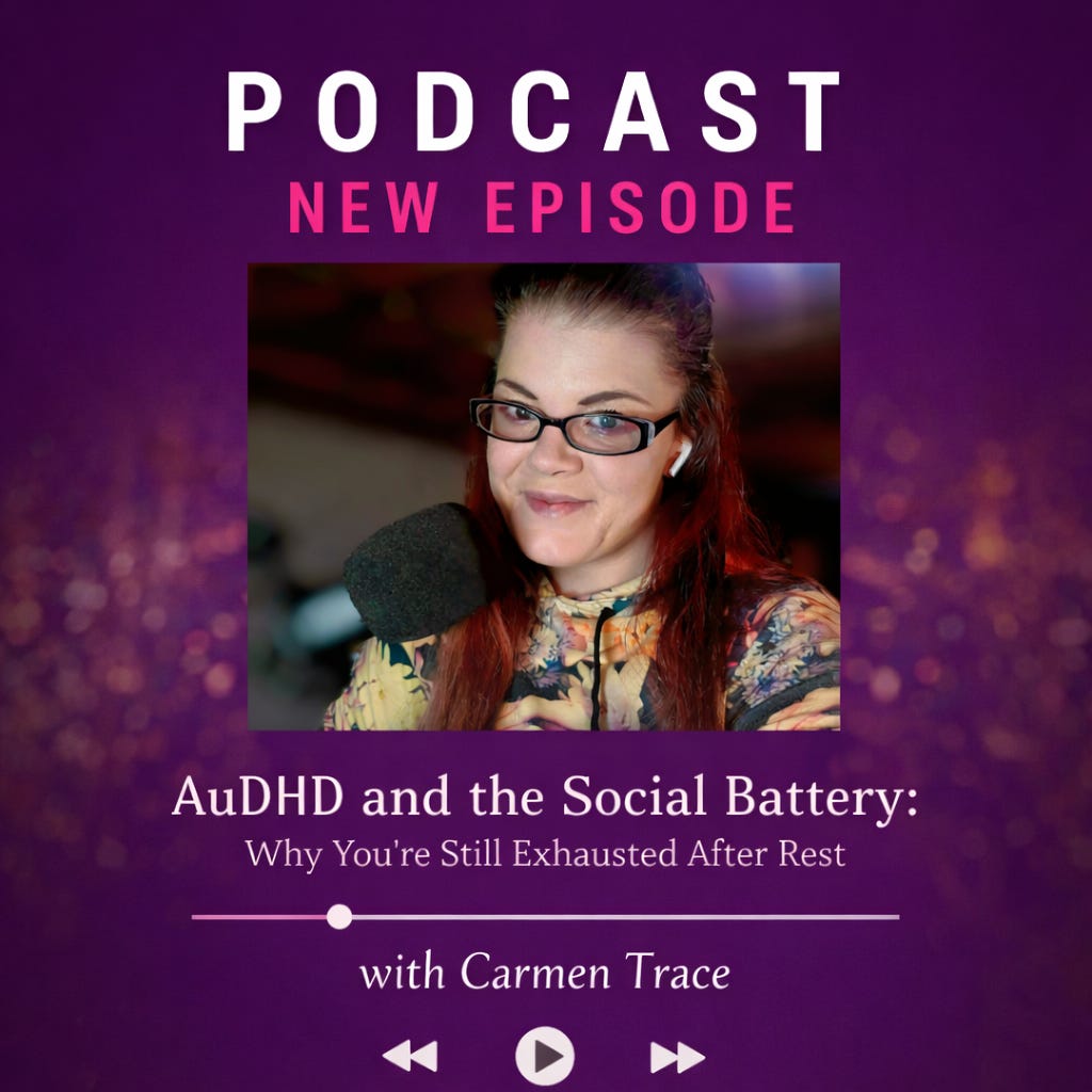 AuDHD and the Social Battery: Why You’re Still Exhausted After Rest 