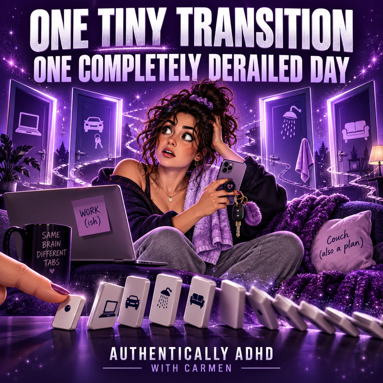 ONE TINY TRANSITION, ONE COMPLETELY DERAILED DAY  episode artwork