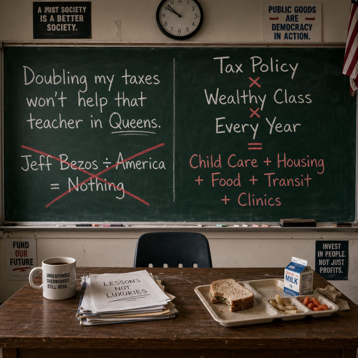 The Billionaire and the Teacher in Queens episode artwork