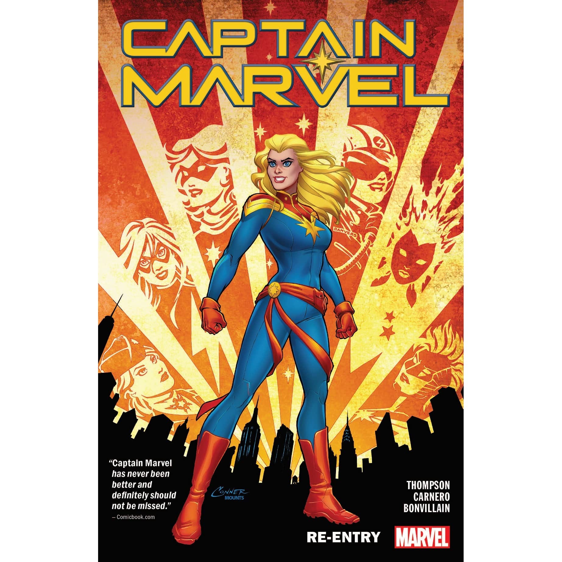 Captain Marvel! by Kelly Thompson and Carmen Carnero and other artists
