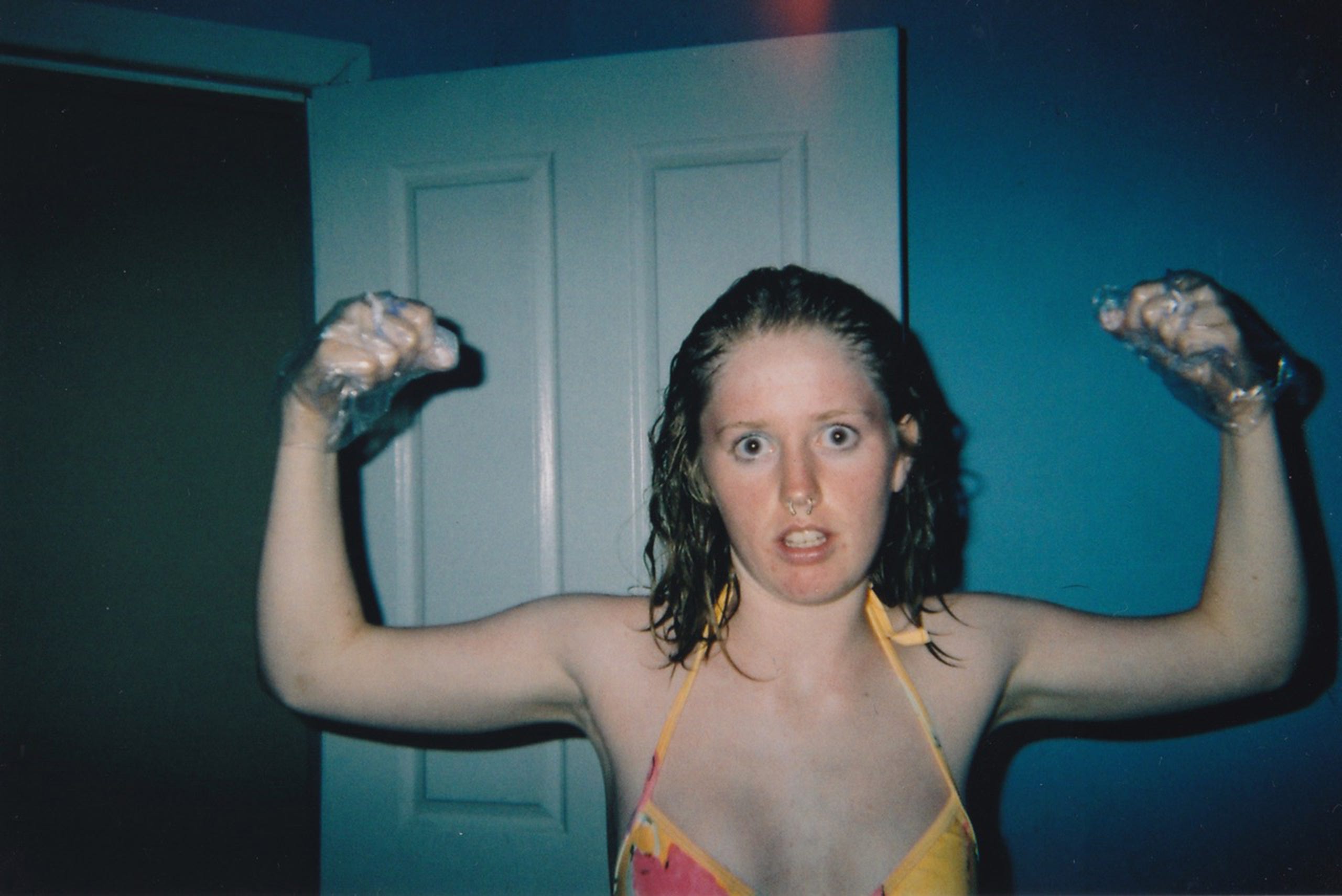 Amyl and the Sniffers' Amy Taylor rapping 'Ice Ice Baby', aged 16