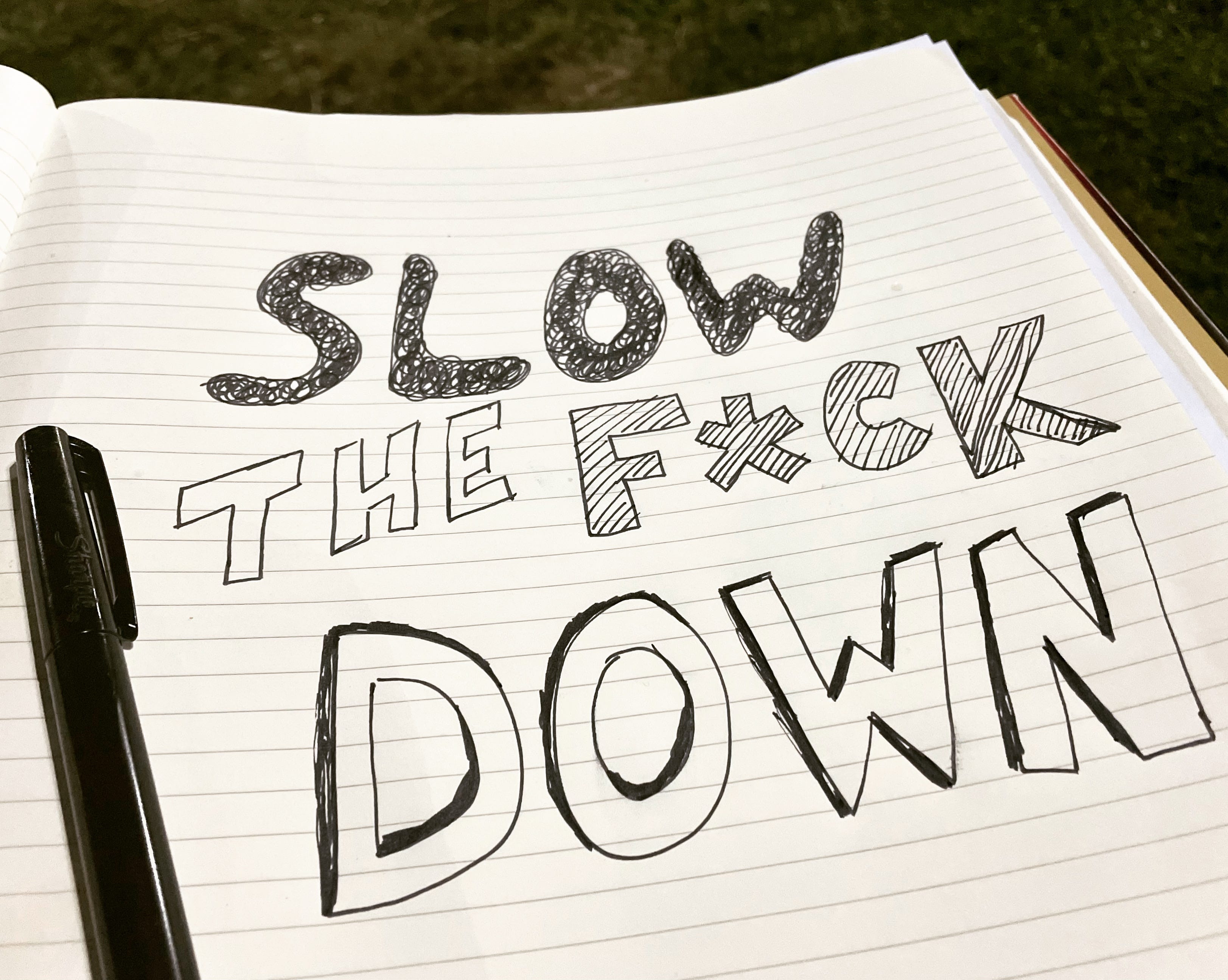 Slow the F*ck Down episode artwork