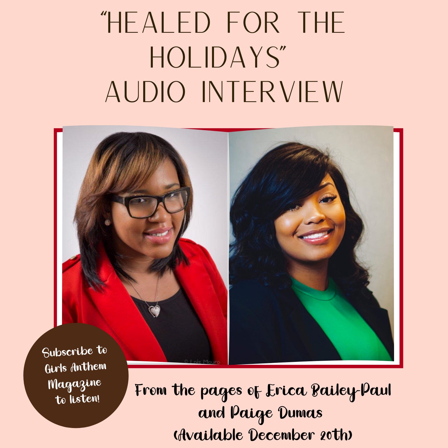 "Healed for The Holidays" "Healed for The Holidays"