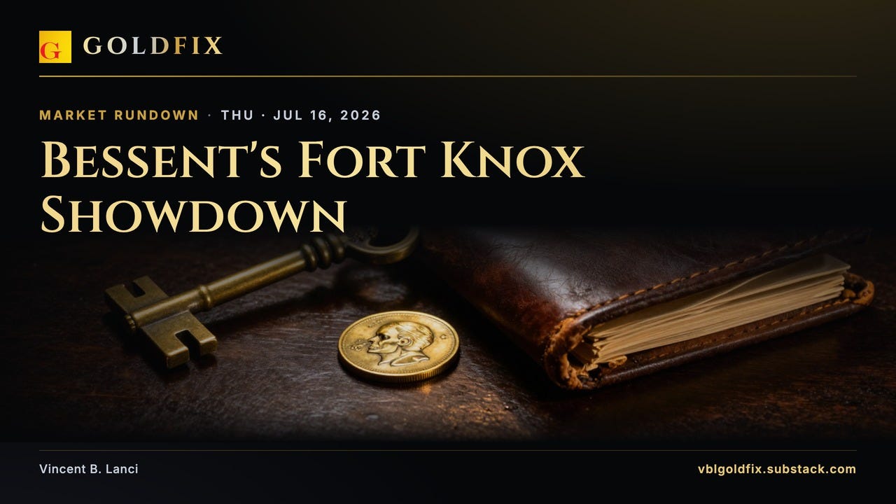 Bessent's Fort Knox Showdown episode artwork
