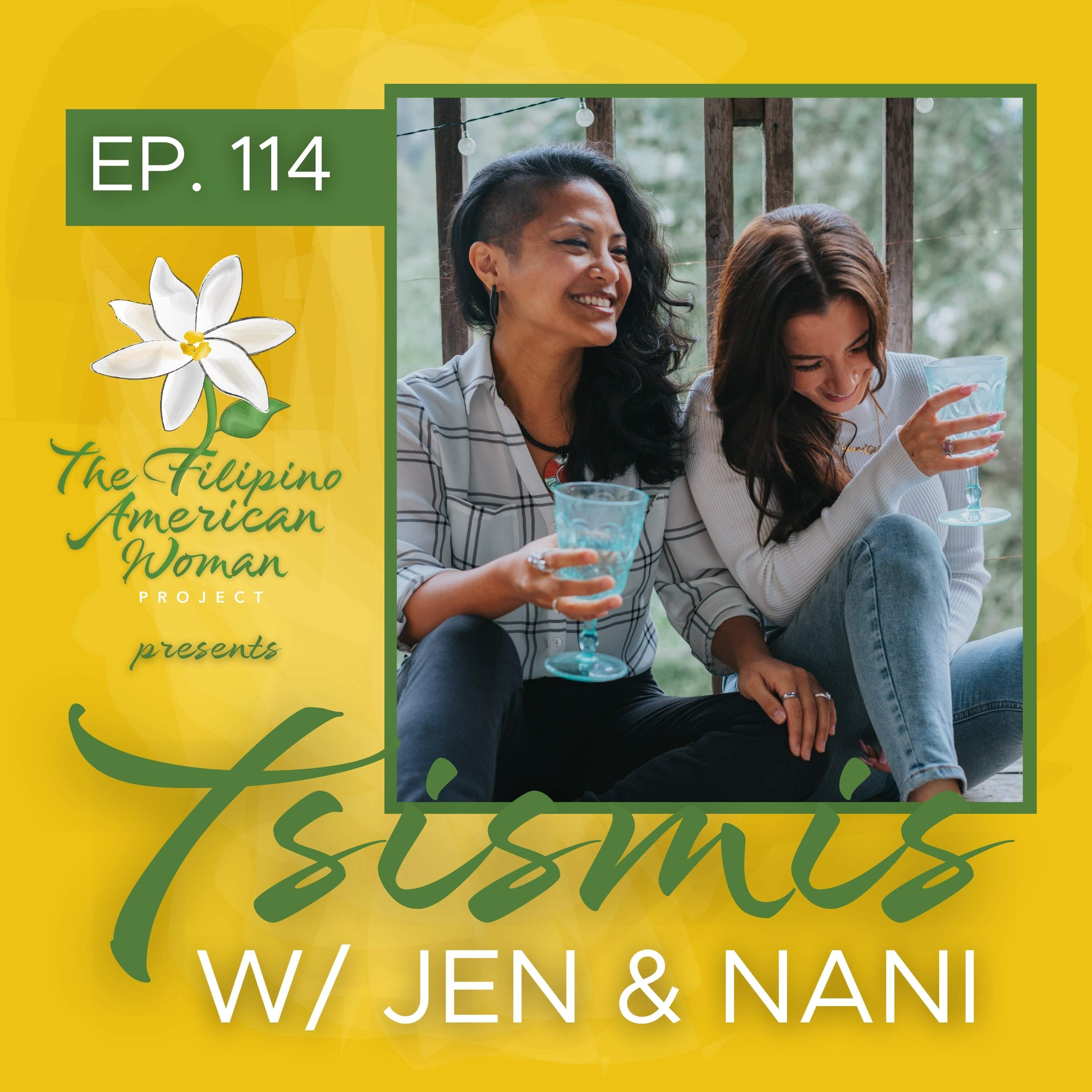 114: "I keep showing up because you all keep showing up." Pregnancy updates, upcoming live events, and exciting news with Jen and Nani episode artwork